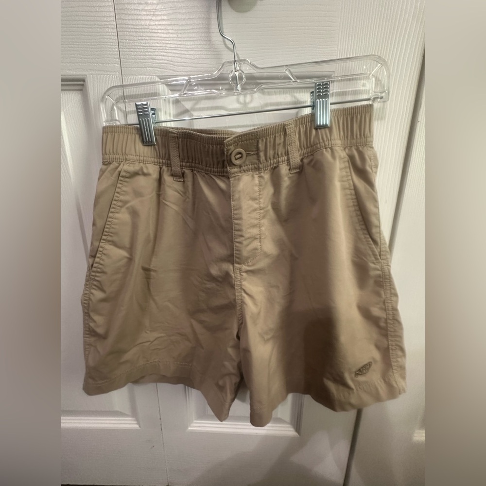 Khaki Mens Aftco Shorts